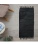 Δερμάτινο Χαλάκι 70x140cm Leather Flat Black San Lorentzo 1372ABLACK 