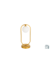 Φωτιστικό Λαμπατέρ Επιτραπέζιο 1xG9 Χρυσαφί Μέταλλο /Γυαλί Οπάλ Σατινάτο Viokef Fancy 4208801