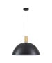 SE21-GM-4-MS50 ADEPT TUBE Gold Matt Pendant Black Metal Shade+ HOMELIGHTING 77-8592