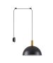 SE21-GM-4-NM1W-MS40 ADEPT TUBE Gold Matt Wall Lamp Black Metal Shade+ HOMELIGHTING 77-8835