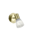  Μονό Σποτ 1xE14 4,9w 3000K 470lm Χρυσαφί-Γυαλί Αλάβαστρος Trio Lighting Levisto 871010108