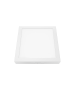 LED SLIM PANEL WHITE SQUARE CEIL.18W 3000K 1620Lm 225mm 230V AC Ra80 ACA ARCA1830SW