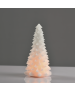 "WHITE XMAS TREE WAX CANDLE", 1  LED ΛΑΜΠ. ΜΠΑΤ. (3xAAA), WW,IP20, φ13.5X23.5cm ACA X0711119