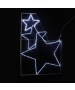 "THREE STARS", 288 LED ΕΠΙΣΤΗΛΟ ΣΧΕΔ. 8m ΜΟΝΟΚ. ΦΩΤΟΣ., CW ΣΤΑΘ., IP44, 100x150CM, 1.5m ΤΡΟΦ. ACA X082882215