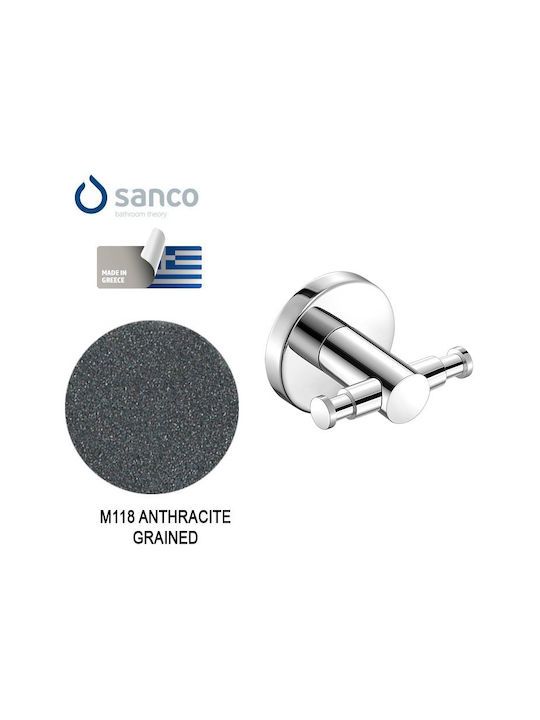Άγκιστρο Διπλό Sanco Ergon Antracite Grained 25918-M118