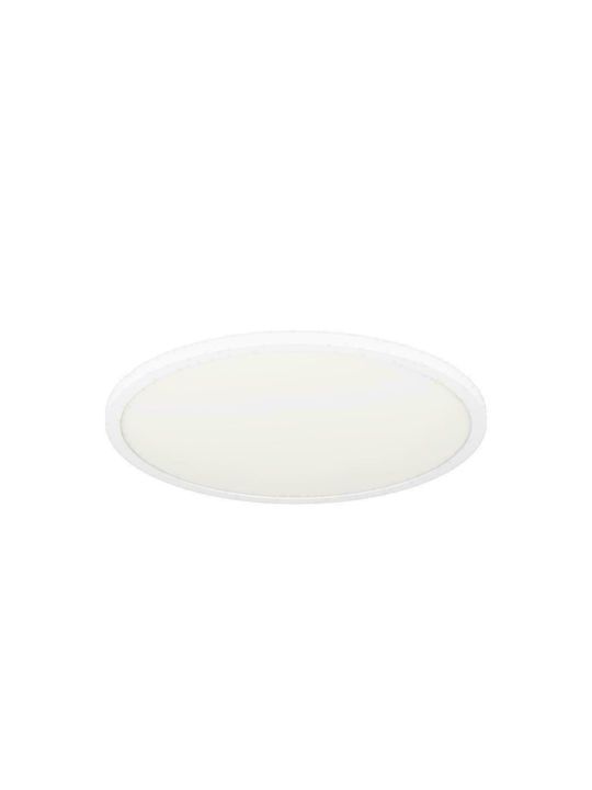 Eglo Στρογγυλό Χωνευτό LED Panel Ισχύος 16.5W RGBW 42x42εκ. 900087