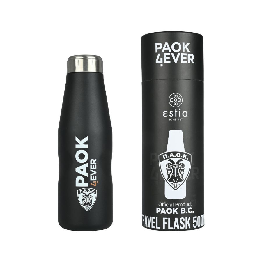 Θερμός Travel Flask Save the Aegean 500ml PAOK BC Edition Estia Home Art 00-13776