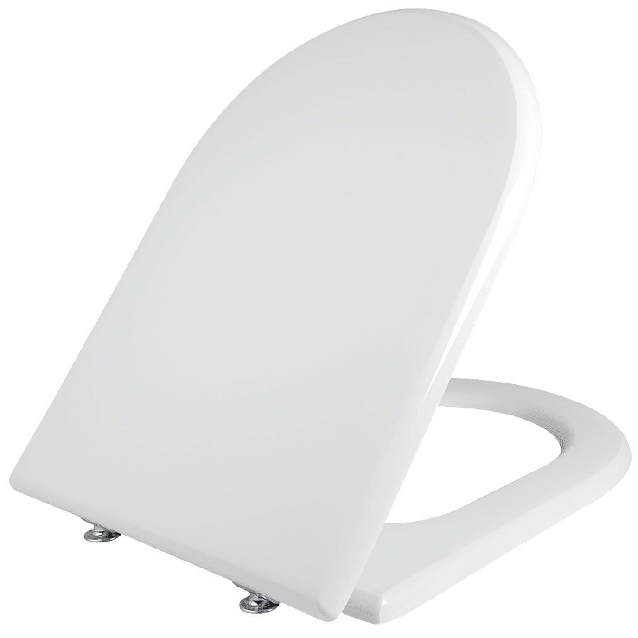 Κάλυμμα Λεκάνης WC D-Shape Μικρό, 41,3x34cm Οπές 16cm Μεταλλικά στηρίγματα με εκτόνωση,Polyester Dolomite Claudia 1230 