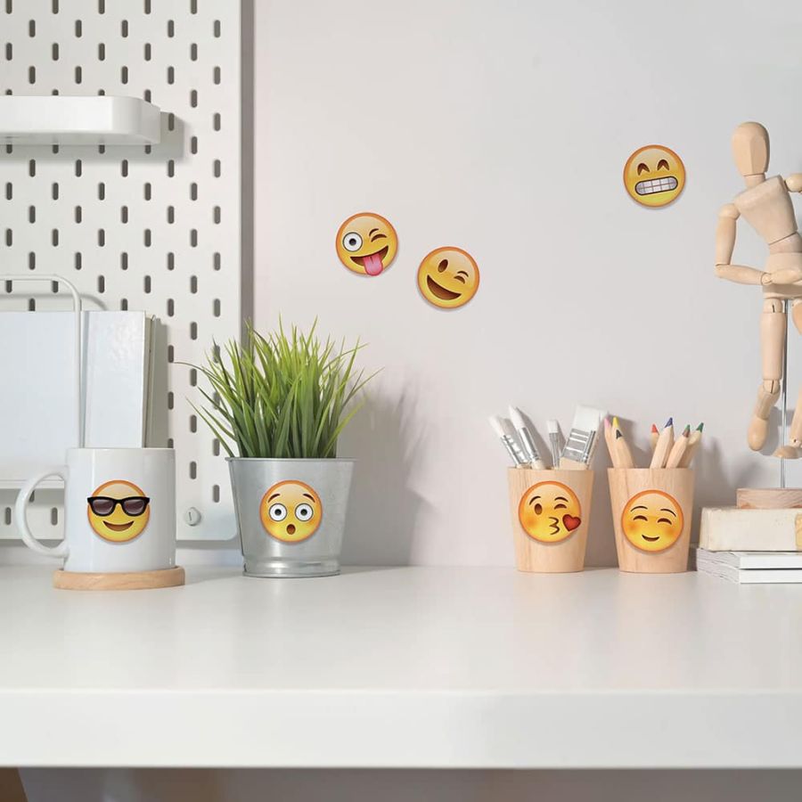 Emoji αυτοκόλλητα τοίχου Ango 59014