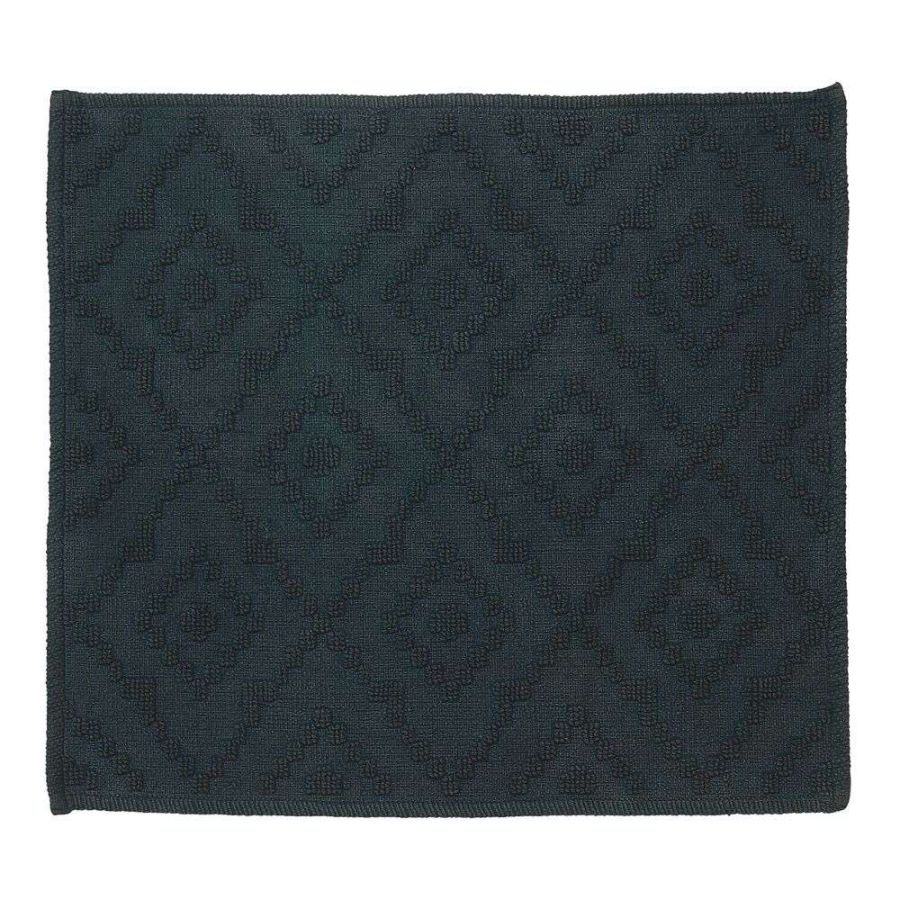 Πατάκι Μπάνιου Βαμβακερό 60x60cm Sealskin Aztec Dark Green 800099