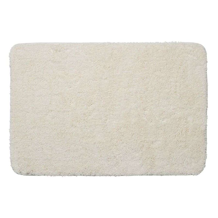 Πατάκι Μπάνιου 60x90cm Polyester Sealskin Angora Off-White 800120