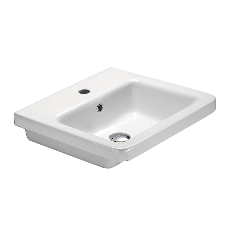 Νιπτήρας Κρεμαστός ή Ένθετος 60x45cm Bianco Ceramica City MCITY82-300 