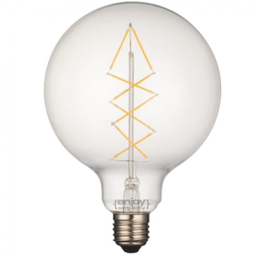 Λαμπτήρας Led Filament Clear Dimmable G125-8  E27  5w 2700K 600lm Ø125xH170mm Enjoy EL827011