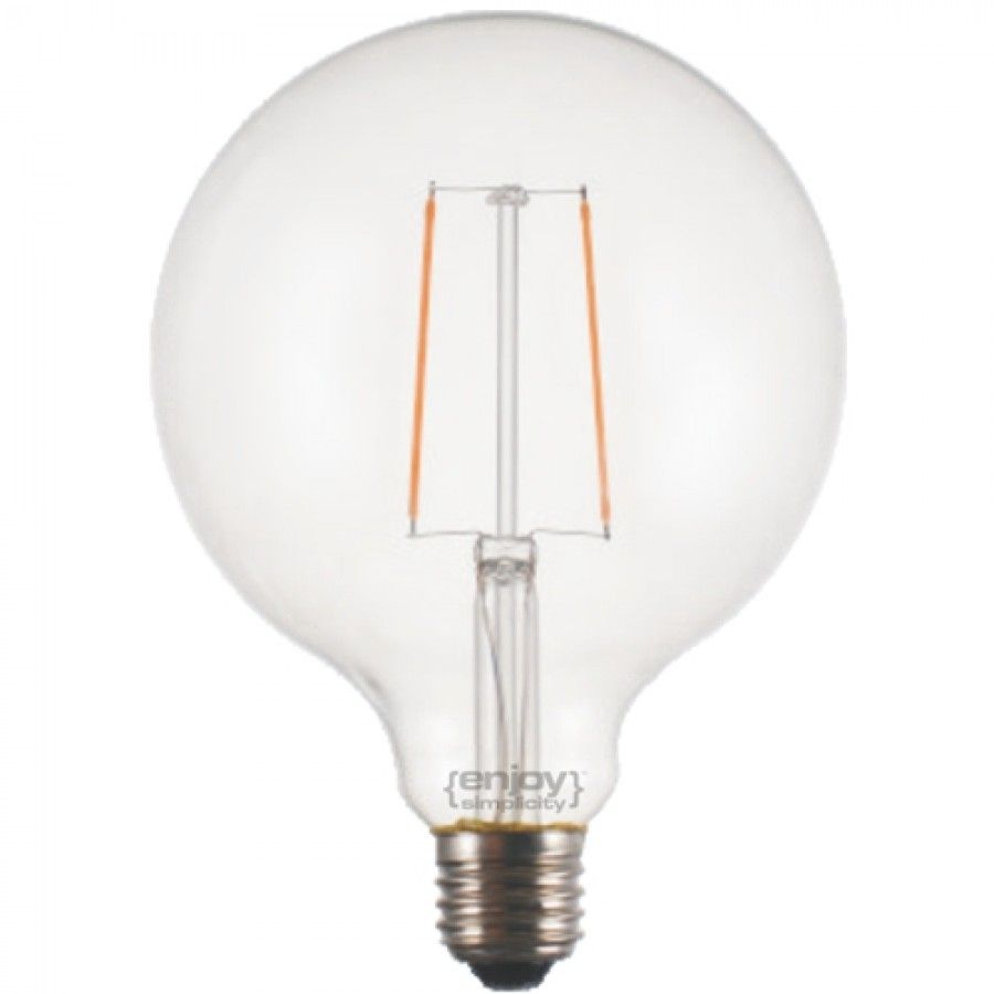 Λαμπτήρας Led Filament Clear Dimmable G125-2  E27 2, 5w 2700K 200lm Ø125xH170mm Enjoy EL827103