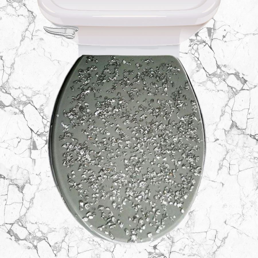 Κάλυμμα Λεκάνης Καπάκι WC 36xM43cm Polyresin Sparkless-3 San Lorentzo 8107