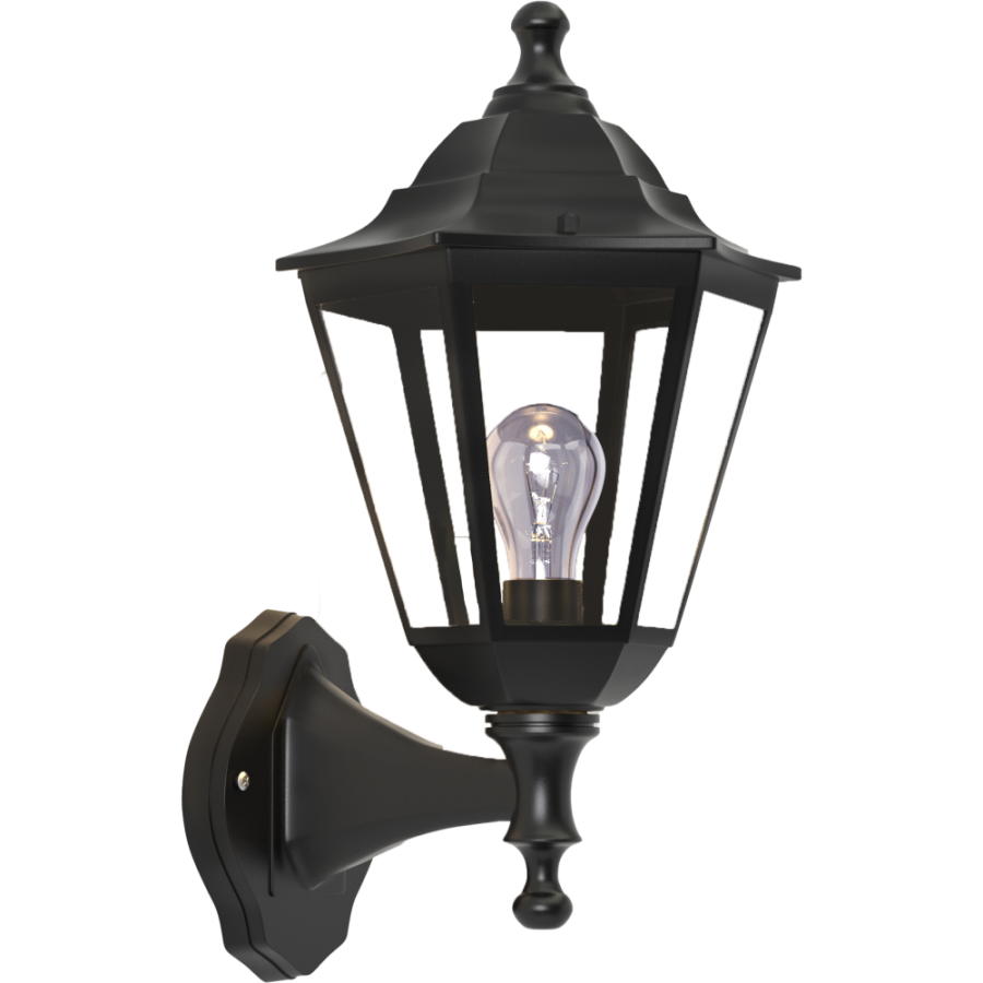 it-Lighting Redfish 1xE27 Outdoor Wall Lamp Black D:36cmx23.5cm 80202614