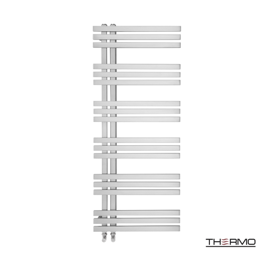 Θερμαινόμενη Πετσετοκρεμάστρα H119x50cm Brushed Υδραυλική/Ηλεκτρική Λειτουργία Inox 304 Thermo Vivo VIV11950-111