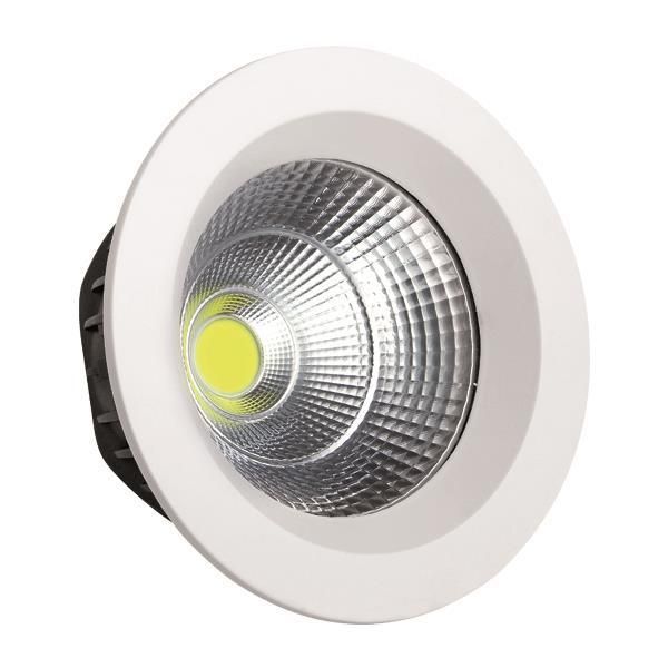 ΦΩΤΙΣΤΙΚΟ ΧΩΝΕΥΤΟ LED COB  Φ230 55W 4000K ΛΕΥΚΟ PLUS 145-68206