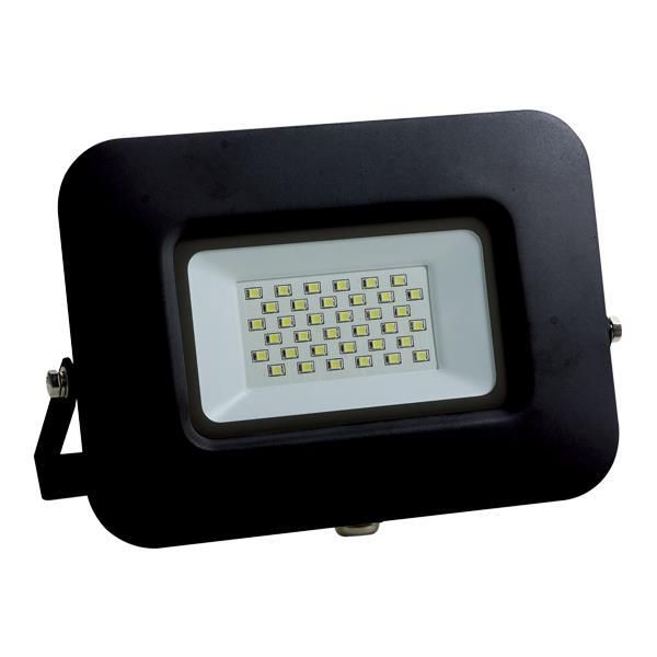 ΠΡΟΒΟΛΕΑΣ LED 30W SMD ΒΑΣΗ 360° ΜΑΥΡΟΣ IP65 3000K PLUS 147-69327