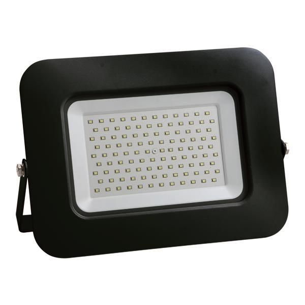 ΠΡΟΒΟΛΕΑΣ LED 100W SMD ΒΑΣΗ 360° ΜΑΥΡΟΣ IP65 4000K PLUS 147-69351