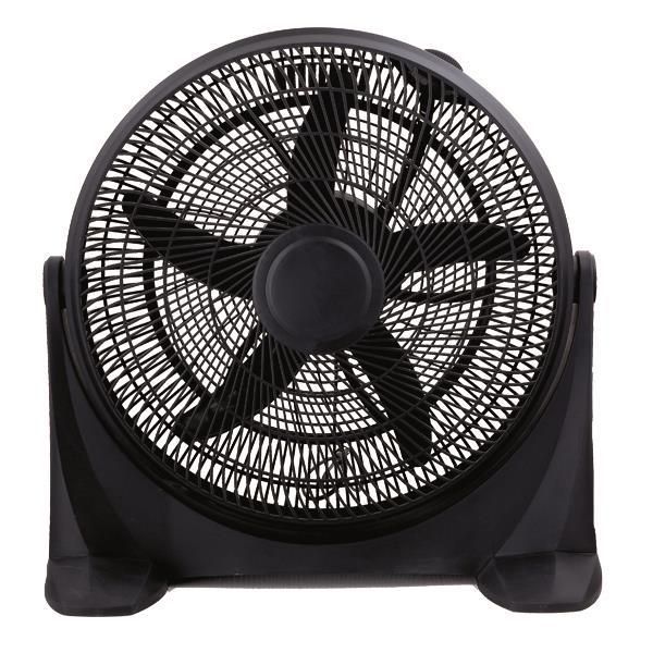 ΑΝΕΜΙΣΤΗΡΑΣ BOX FAN ΣΤΡΟΓΓΥΛΟΣ ΜΑΥΡΟΣ Φ50 100W Eurolamp 147-29052