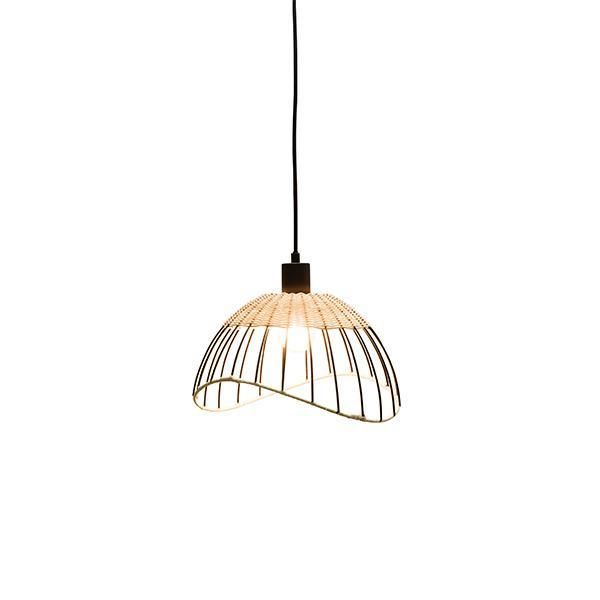 ΦΩΤΙΣΤΙΚΟ ΚΡΕΜΑΣΤΟ ΜΟΝΟΦΩΤΟ Ε27 MAX 40W D30*H18cm RATTAN Eurolamp 144-33009