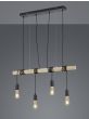 Κρεμαστό Vintage Φωτιστικό Ράγα Τετράφωτη 85xH150cm 4xE27 Trio Lighting Brody R30244032