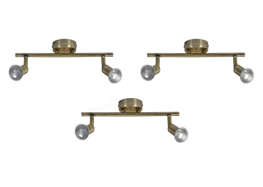 SE 140-BR2 (x3) Saba Packet Bronze adjustable spotlight+ HOMELIGHTING 77-8838