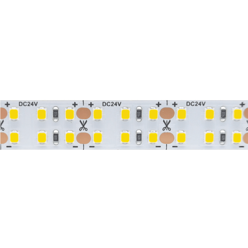 LED SMD STRIP 24V DC 40W/M 3000K 4120LM/M IP20 15MM CRI80 OSRAM 2835 240LEDS/M 3SDCM 5M REEL 5YRS ACA 24408030