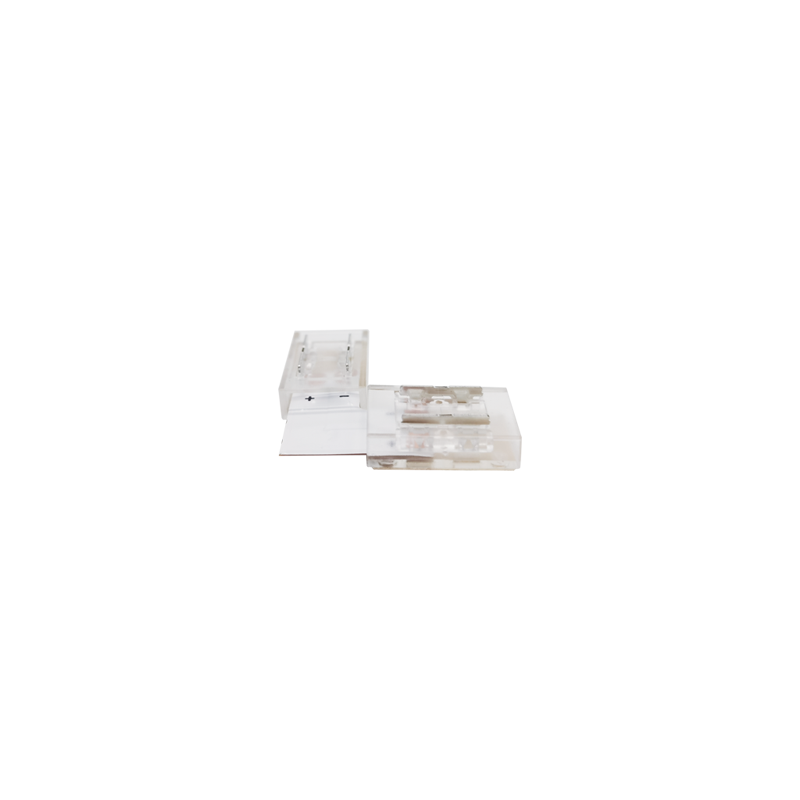 90° TRANSPARENT CONNECTOR FOR LED COB STRIP IP20 10MM ACA CORN10C