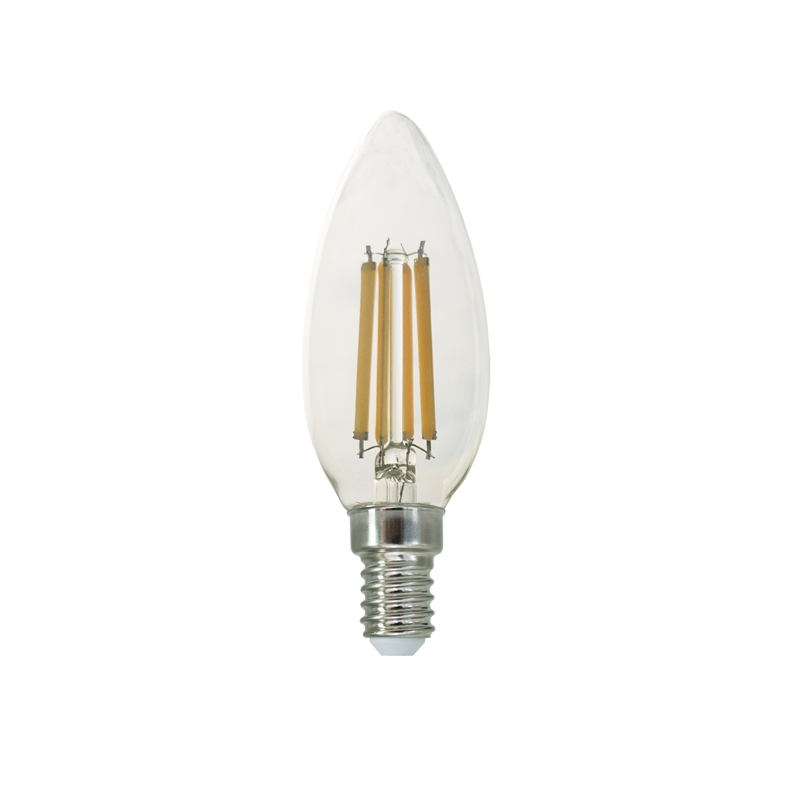 LED FILAMENT E14 C35 7W 6500K 230V AC 900LM RA80 ACA FLAM7CW