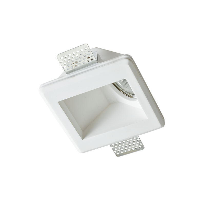 SQUARE WALL WASHER GYPSUM TRIMLESS SPOT LUMINAIRE ODEN GU10  ACA G90061C