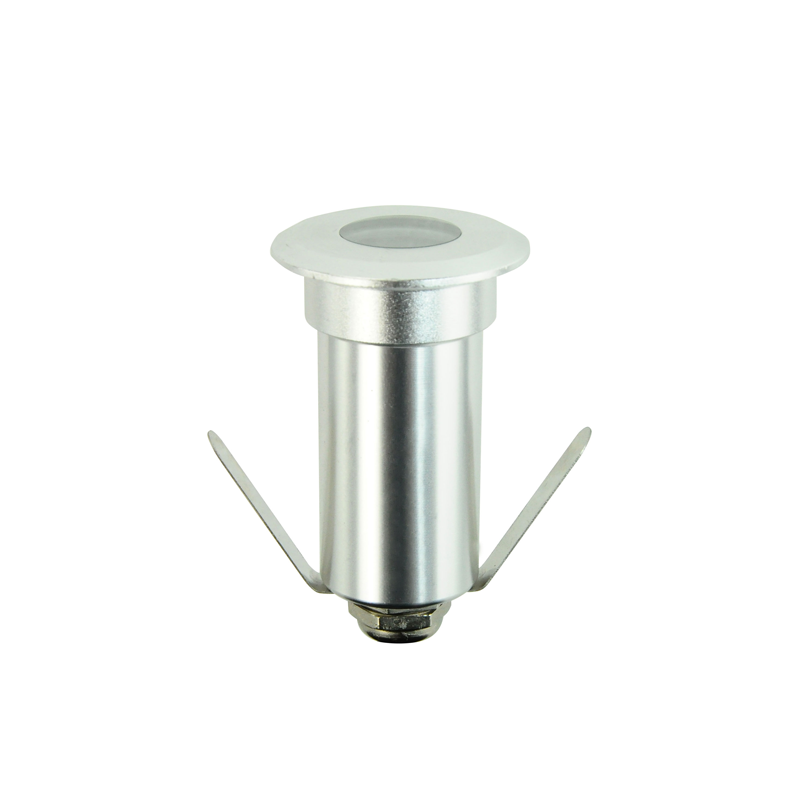 LED ROUND INGROUND SPOT LUMINAIRE 1W 85LM 3000K 30° 230V AC IP65 RA80 30.000hrs ACA LG20130