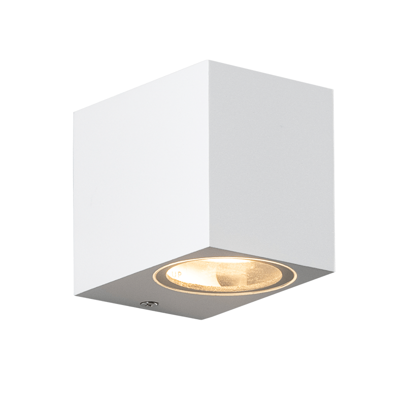 GU10 WALL LUMINAIRE 230V AC MATT WHITE IP65 MAX.35W ACA LG2203GU10W