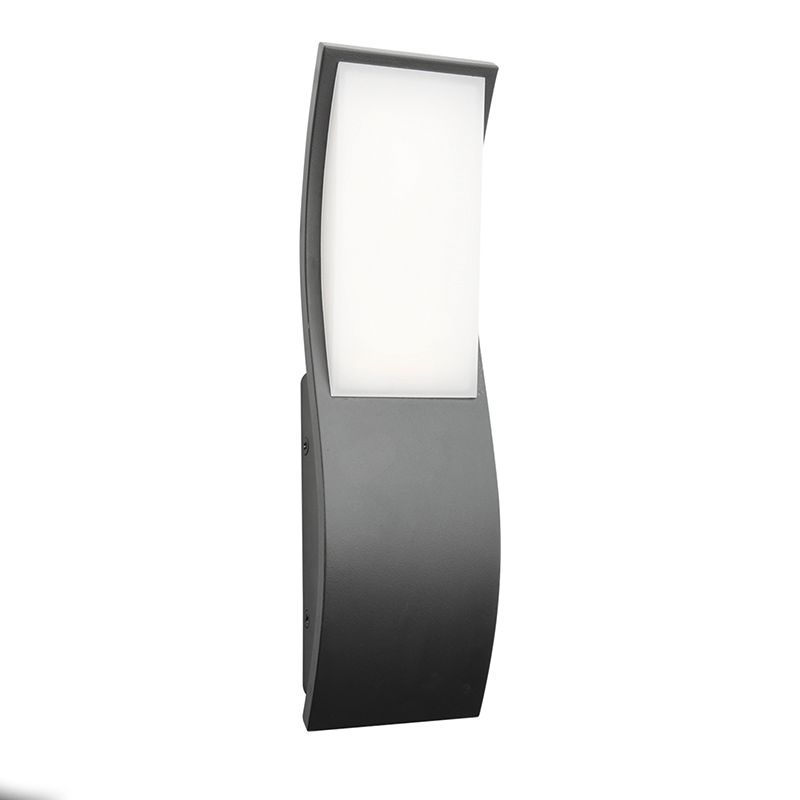 LED SMD WALL LUMINAIRE 7W 520LM 120° 230V AC 3.000K DARK GREY CRI80 IP65 30.000HRS ACA LG9305G