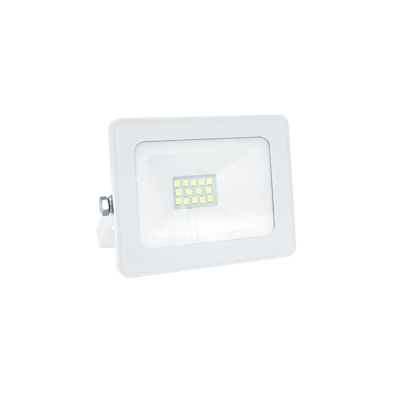 WHITE LED SMD FLOOD LUMINAIRE IP66 10W 4000K 850Lm 230V RA80 ACA Q1040W