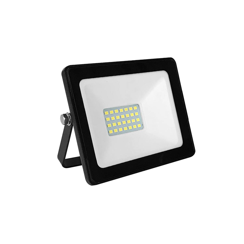 BLACK LED SMD FLOOD LUMINAIRE IP66 20W 6000K 1760Lm 230V RA80 ACA Q2060