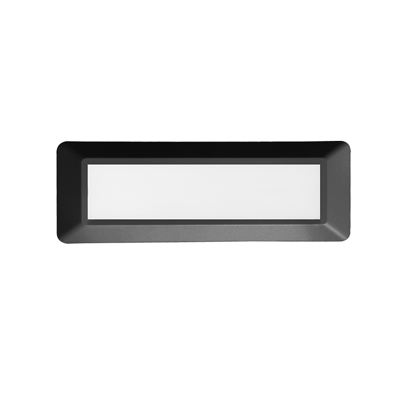 LED WALL RECTANGLE LUMINAIRE DARK GREY 230V AC IP65 4W 3000K 290LM RA80 ACA SLIM31NDG