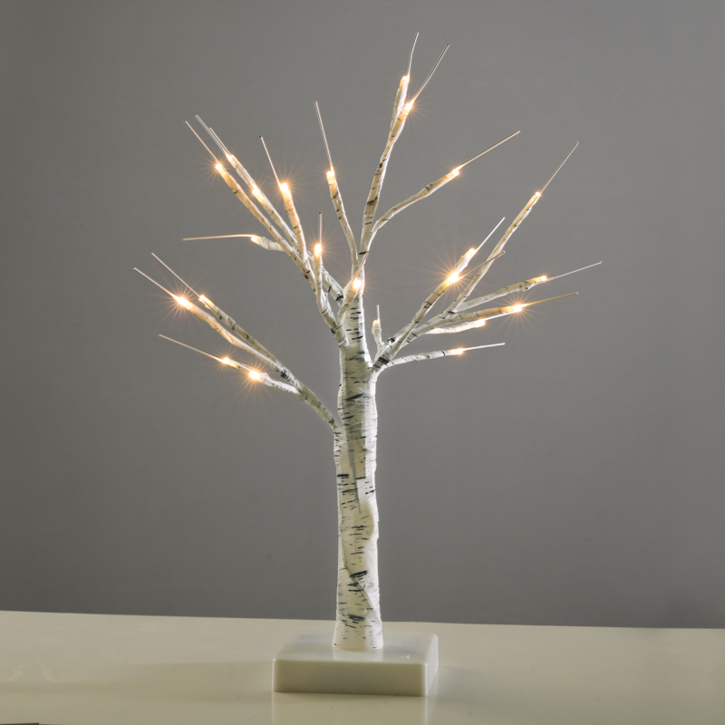 “SNOW TREE” ΛΕΥΚΟ ΔΕΝΤΡΟ 24 LED ΛΑΜΠΑΚ ΜΠΑΤΑΡ(3xAA) ΘΕΡΜΟ ΛΕΥΚΟ IP20 45cm ACA XTREWWW452A