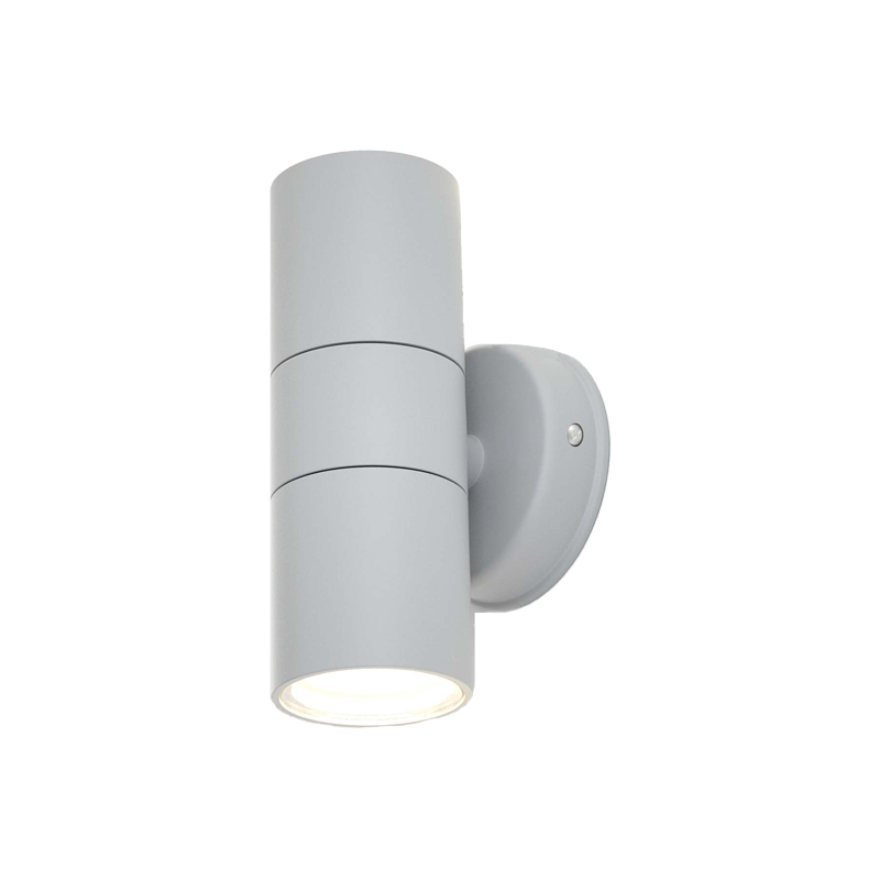 it-Lighting Ouachita 2xGU10 Outdoor Up-Down Wall Lamp Grey D15.2cmx11.3cm 80200634