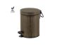 Χαρτοδοχείο 5lt  Χρώμα Dark Bronze Mat Soft Closιng Sanco Waste Bins 90680-DM25