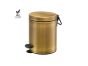 Χαρτοδοχείο 5lt  Χρώμα Bronze Mat Soft Closιng Sanco Waste Bins 90680-M25