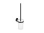 Πιγκάλ Επιτοίχιο W9xD12xH37 cm Ορείχαλκος Black Matt Sanco Toilet Brush Holders 91595-M116