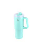 Θερμός Straw Tumbler XL 900ml Blossom Vermouda Green Estia Home Art Save the Aegean 01-28657