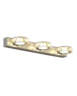 ARTE ILLUMINA ΑΠΛΙΚΑ ΤΟΙΧΟΥ  LED 9W 4000Κ ΟΒΑΛ 3Φ 460X50X116 ΝΙΚΕΛ Eurolamp 144-80007