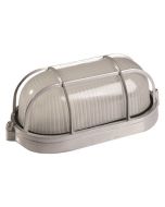 Καραβοχελώνα IP44 L21xW8,5xH10,5cm 1xE27 Αλουμίνιο Γκρι Eurolamp 147-55079