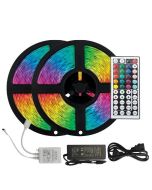 ΤΑΙΝΙΑ LED ΚΙΤ 2 X 5 ΜΕΤΡΩΝ 14,4W+DRIVER+CONTROLLER 12V RGB IP20 145-70042