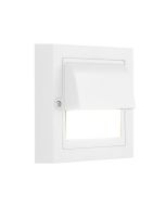 ΦΩΤΙΣΤΙΚΟ ΤΟΙΧΟΥ LED 6W  135x135x55 3CCT IP65 ΛΕΥΚΟ "SENARIO" Eurolamp 145-52124