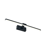 Απλίκα Μπάνιου Ανθυγρή IP44 59,5cm 12w Led 760lm 3000K Warm White 120° Μαύρο Ματ  Viokef Jasper 4234901