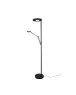 Φωτιστικό Δαπέδου Black Mat 30xH181cm Led 32w 2700+4000K 3700lm Touch Trio Lighting Barrie 424210332